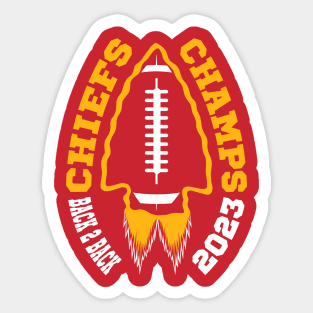 Chiefs Champs 2023 Sticker